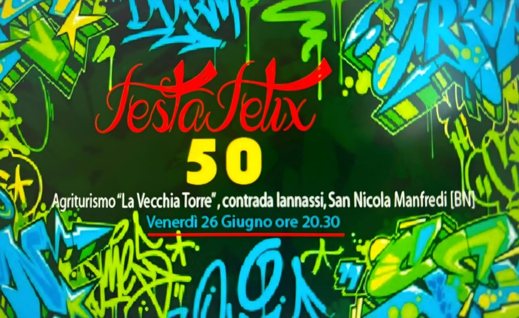 COMPLEANNO<br>50 COMPLEANNO FELICE!